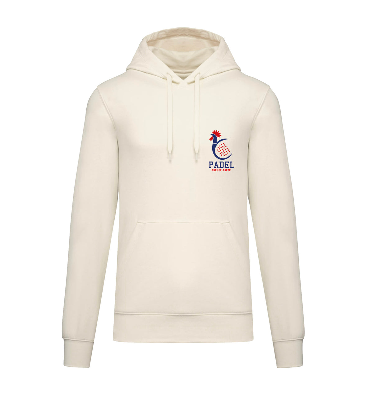 Hooded sweatshirt BREIZH PADEL - COCONUT MILK