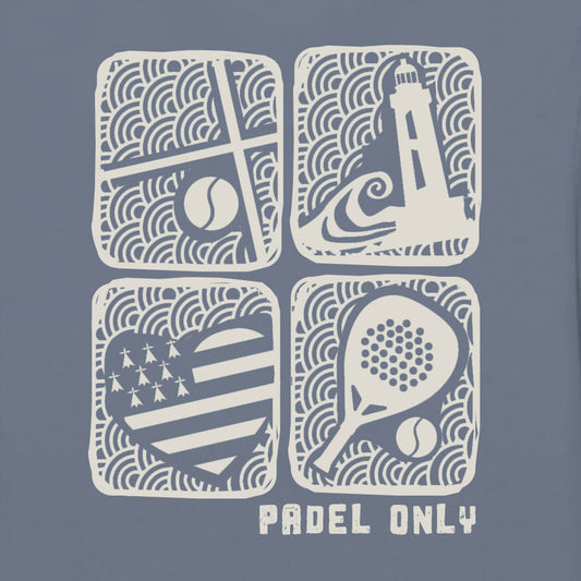 T-shirt PADEL BRETON Mineral grey