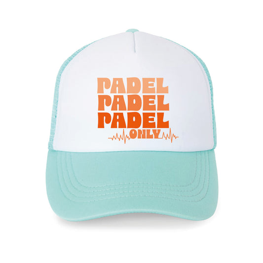 Casquette trucker Menthe/Orange