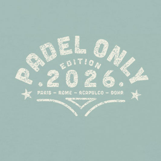 T-shirt Bio PADEL ONLY TYPO - Vert Jade