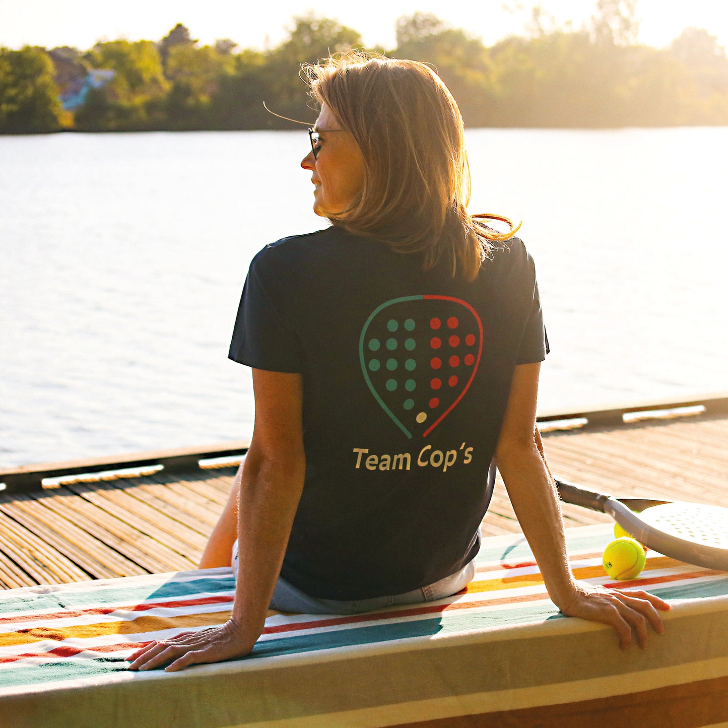 T-shirt PADEL TEAM COP'S femme