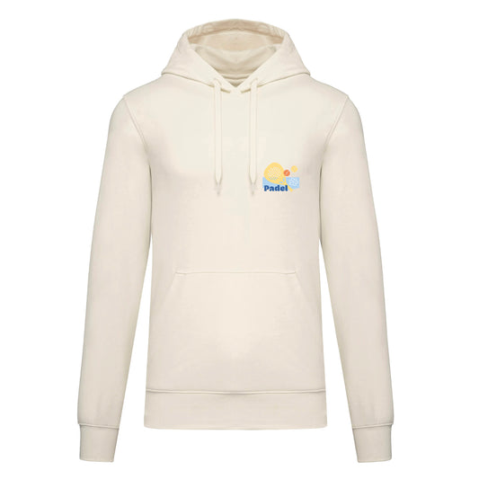 Sweat-shirt à capuche BREIZH PADEL - COCONUT MILK
