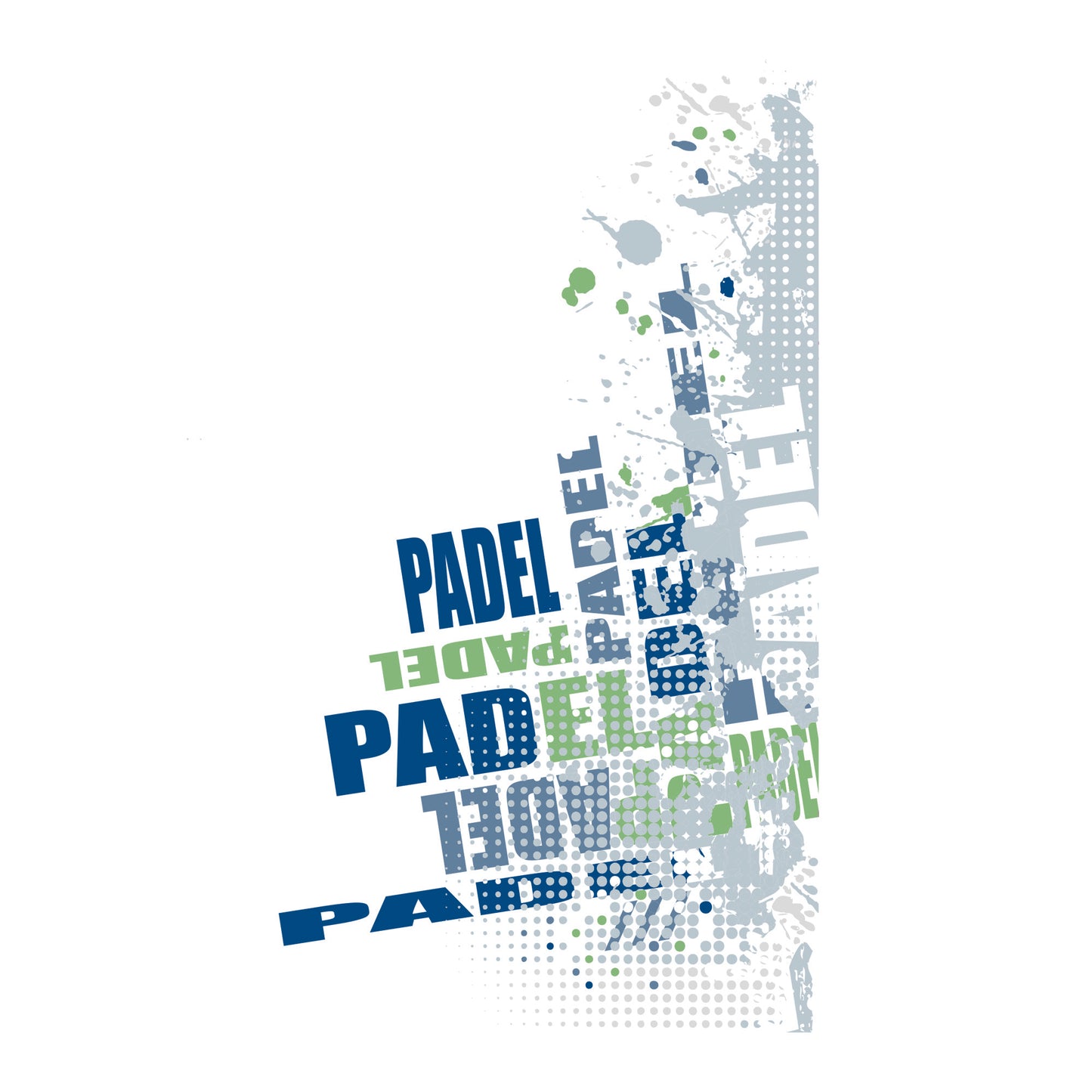 T-shirt technique PADEL - PERFORM TCH2601 - Blanc/Navy