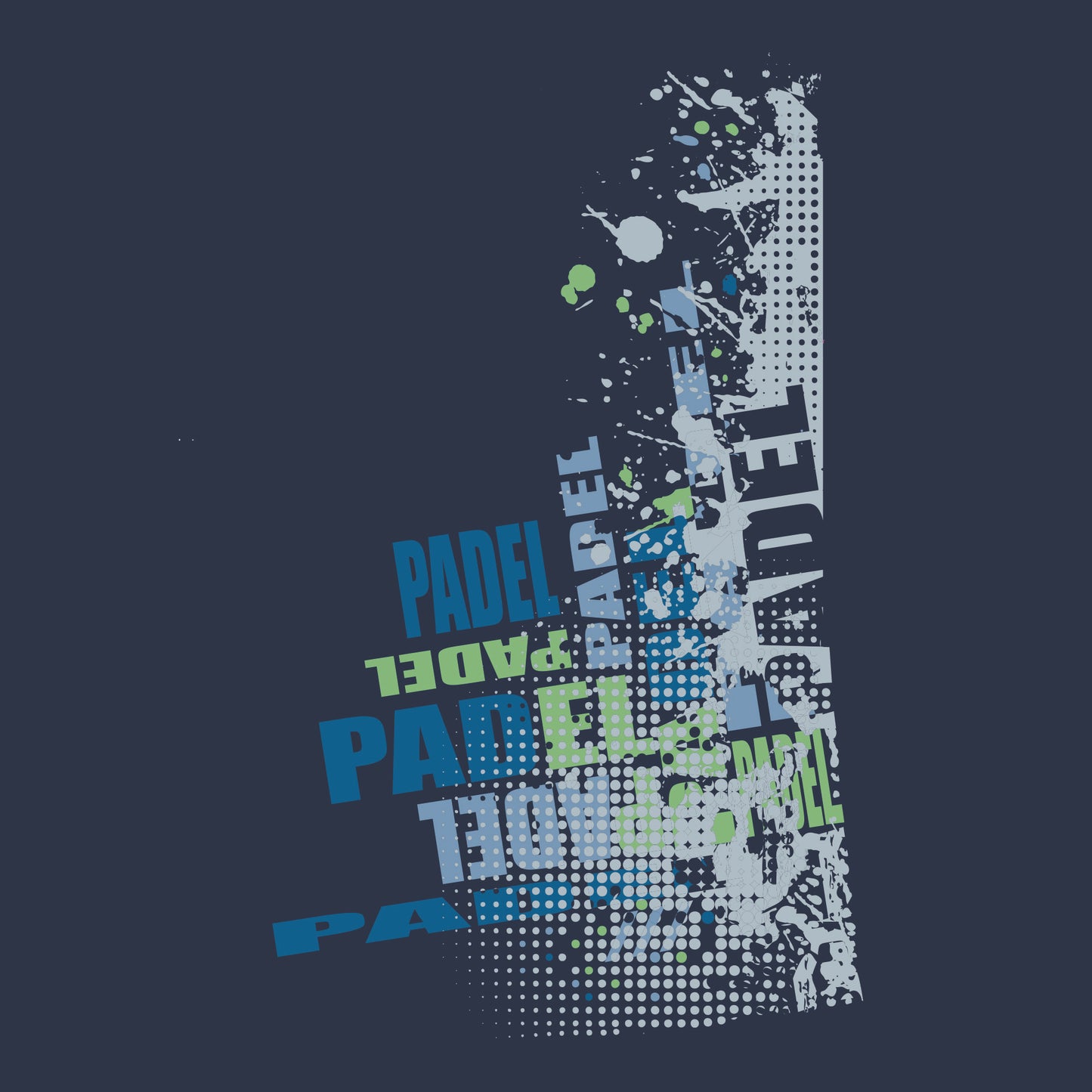 T-shirt technique PADEL - PERFORM TCF2602- Navy