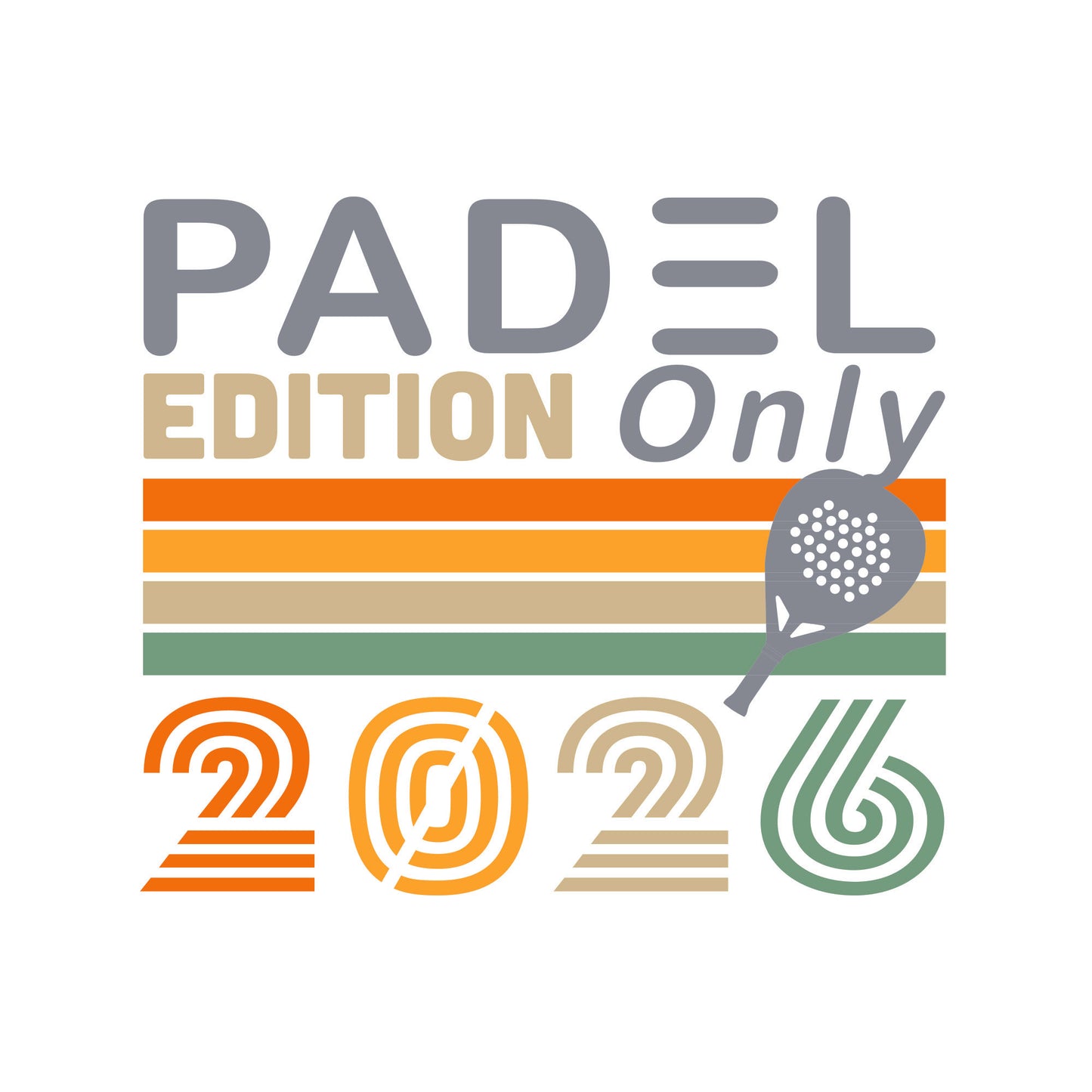 T-shirt technique PADEL ONLY EDITION - Blanc