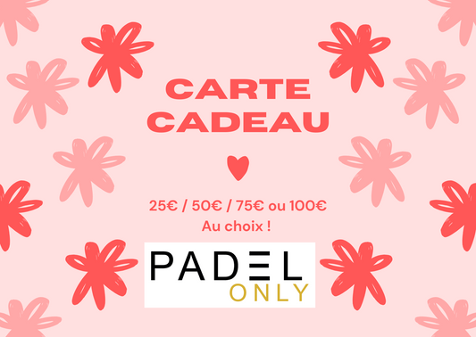Carte cadeau PADEL ONLY