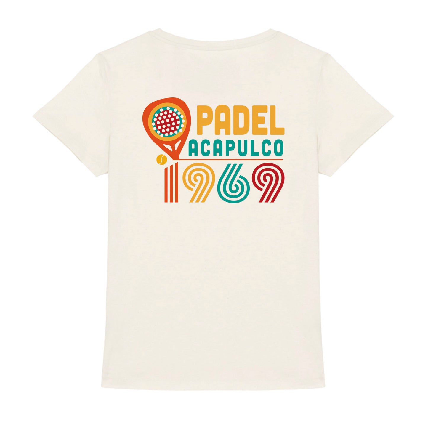 T-shirt BIO PADEL ACAPULCO F - ECRU