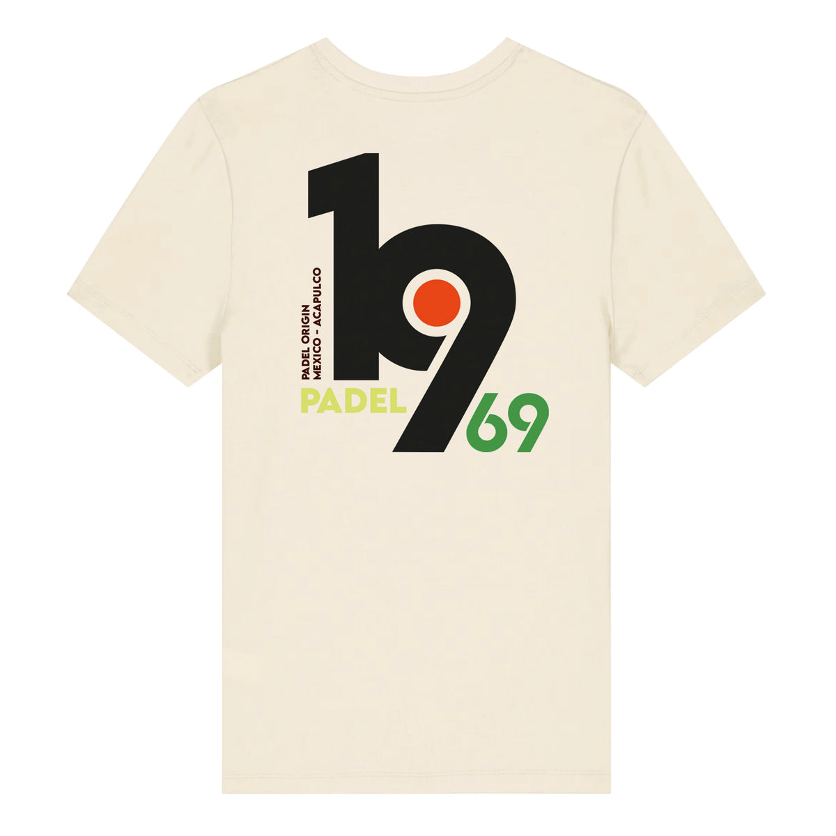 T-shirt BIO PADEL 1969 - Coloris blanc ou écru