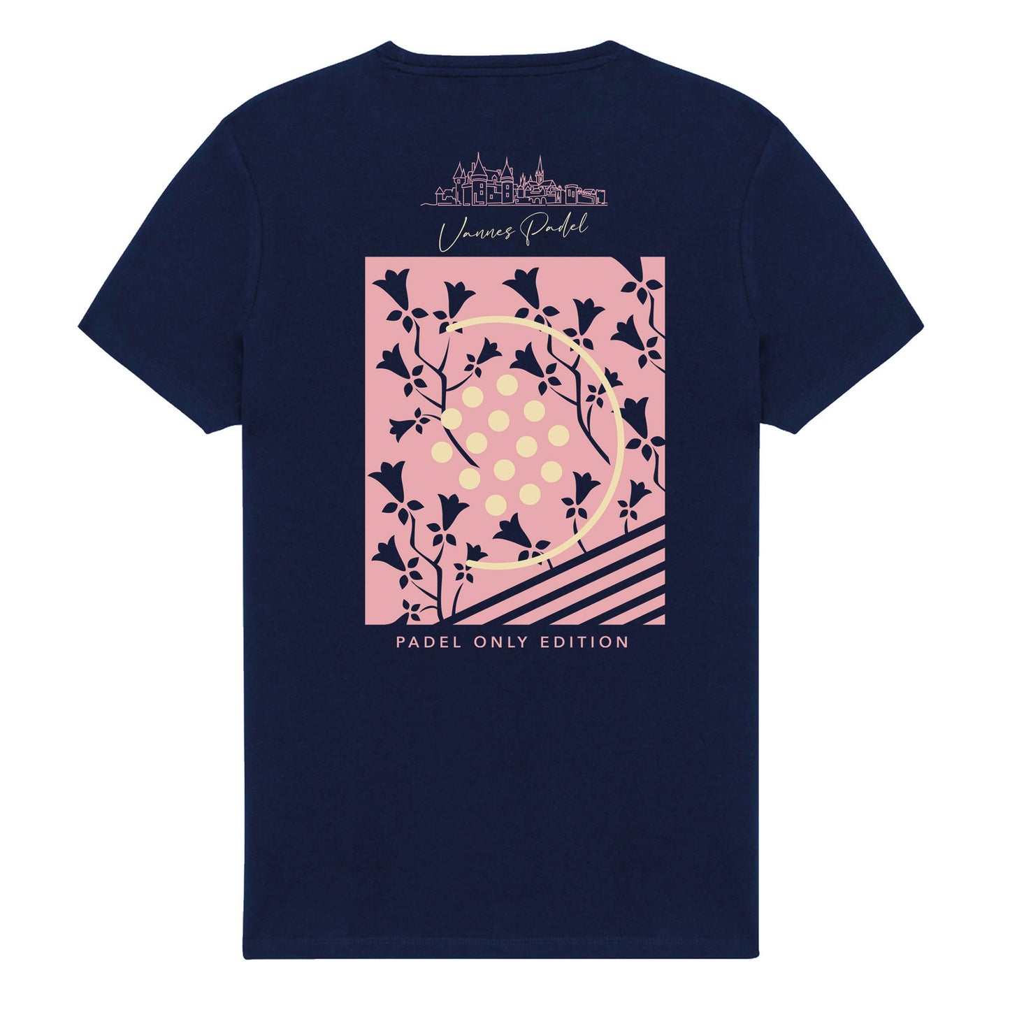 T-shirt Bio Padel VANNES - Marine -V