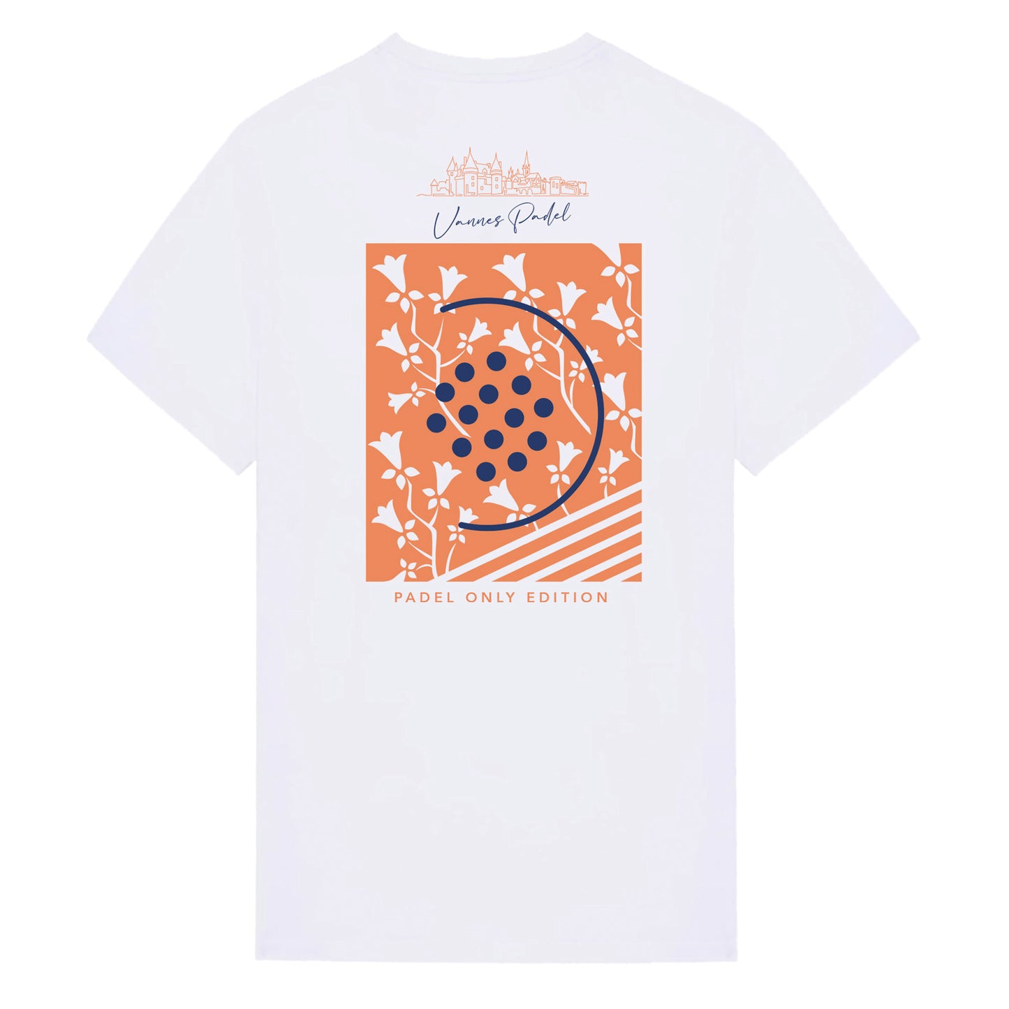 T-shirt Bio Padel VANNES - Blanc - V