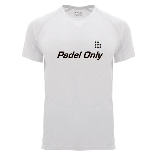 T-shirt technique PADEL ONLY - White3 ⚫🟠🔵
