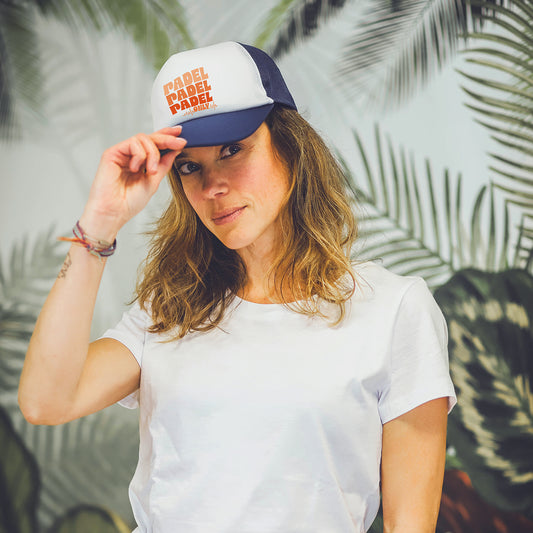 Casquette trucker Navy Orange