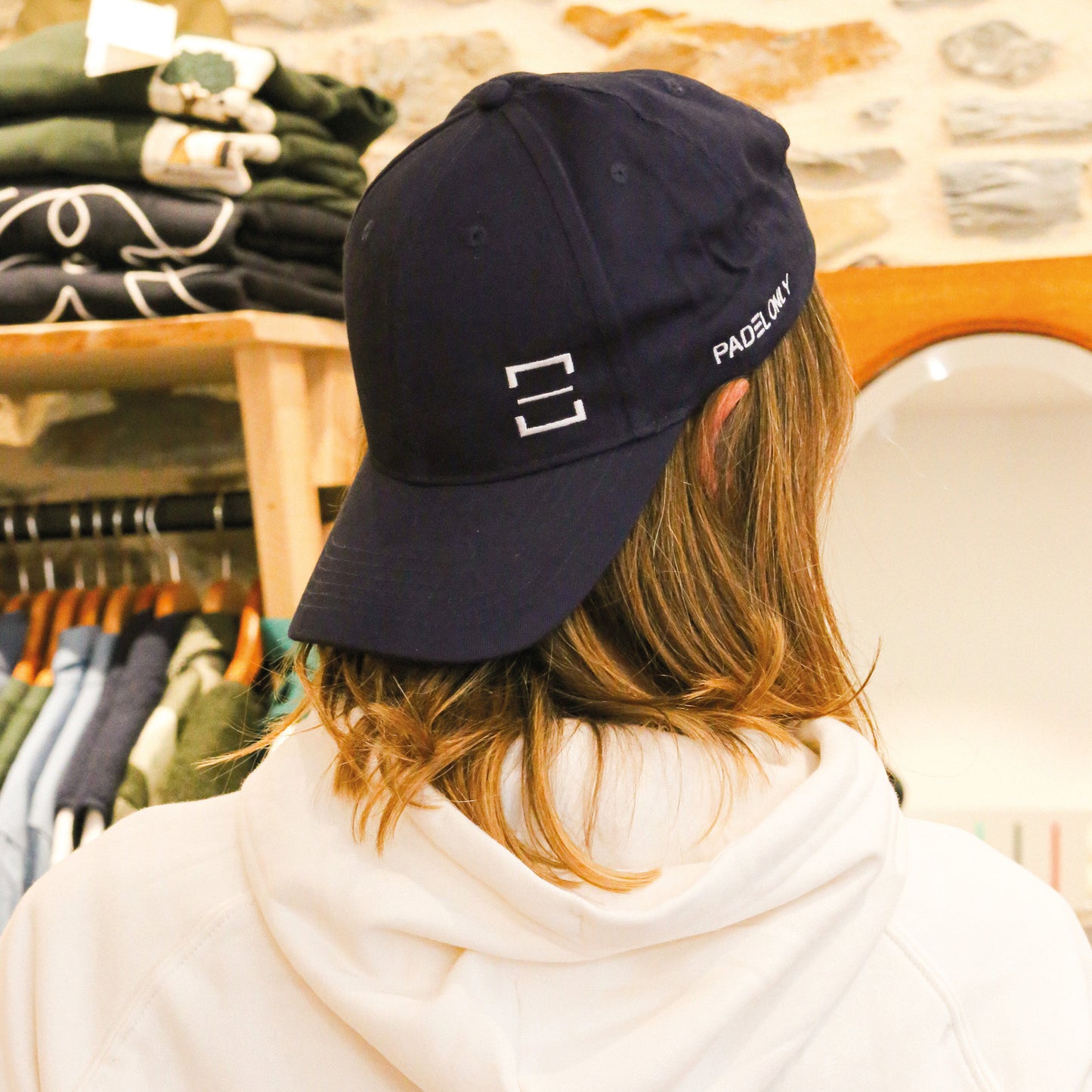Casquette Baseball PADEL ONLY - Brodée Blanc - C2506