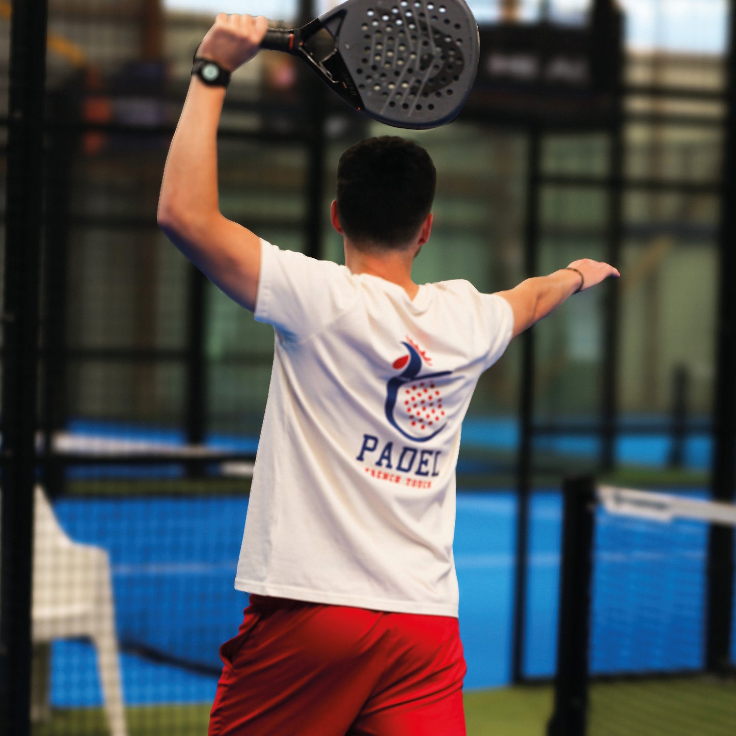 T-shirt BIO PADEL FRENCH TOUCH - Ecru