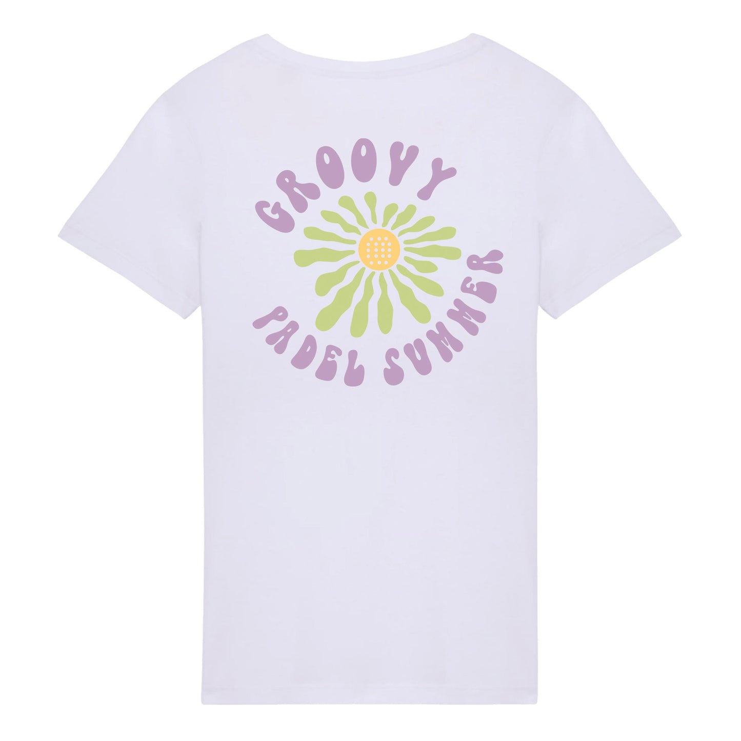 T-shirt BIO GROOVY PADEL F - Blanc