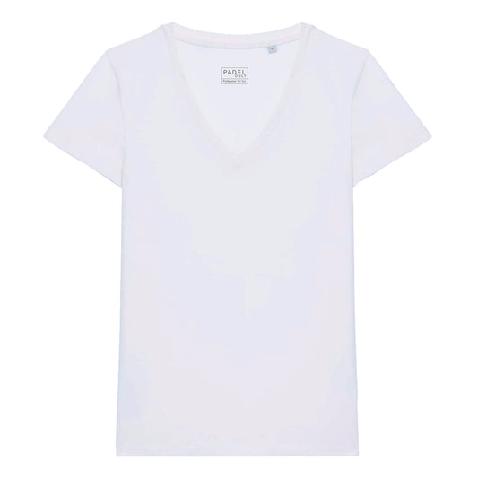 T-shirt BIO GROOVY PADEL F - Blanc