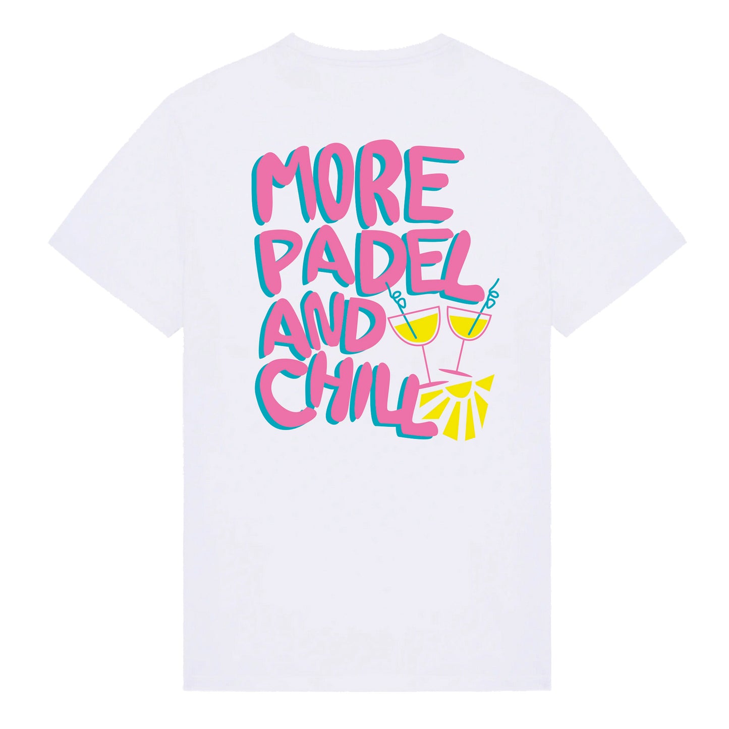 T-shirt BIO MORE PADEL - BLANC