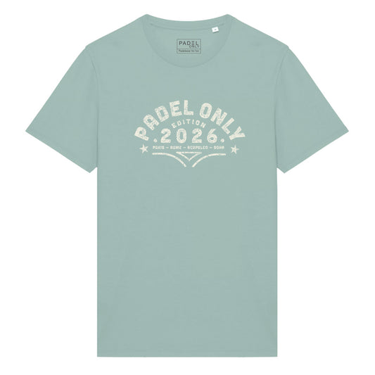 T-shirt Bio PADEL ONLY TYPO - Vert Jade