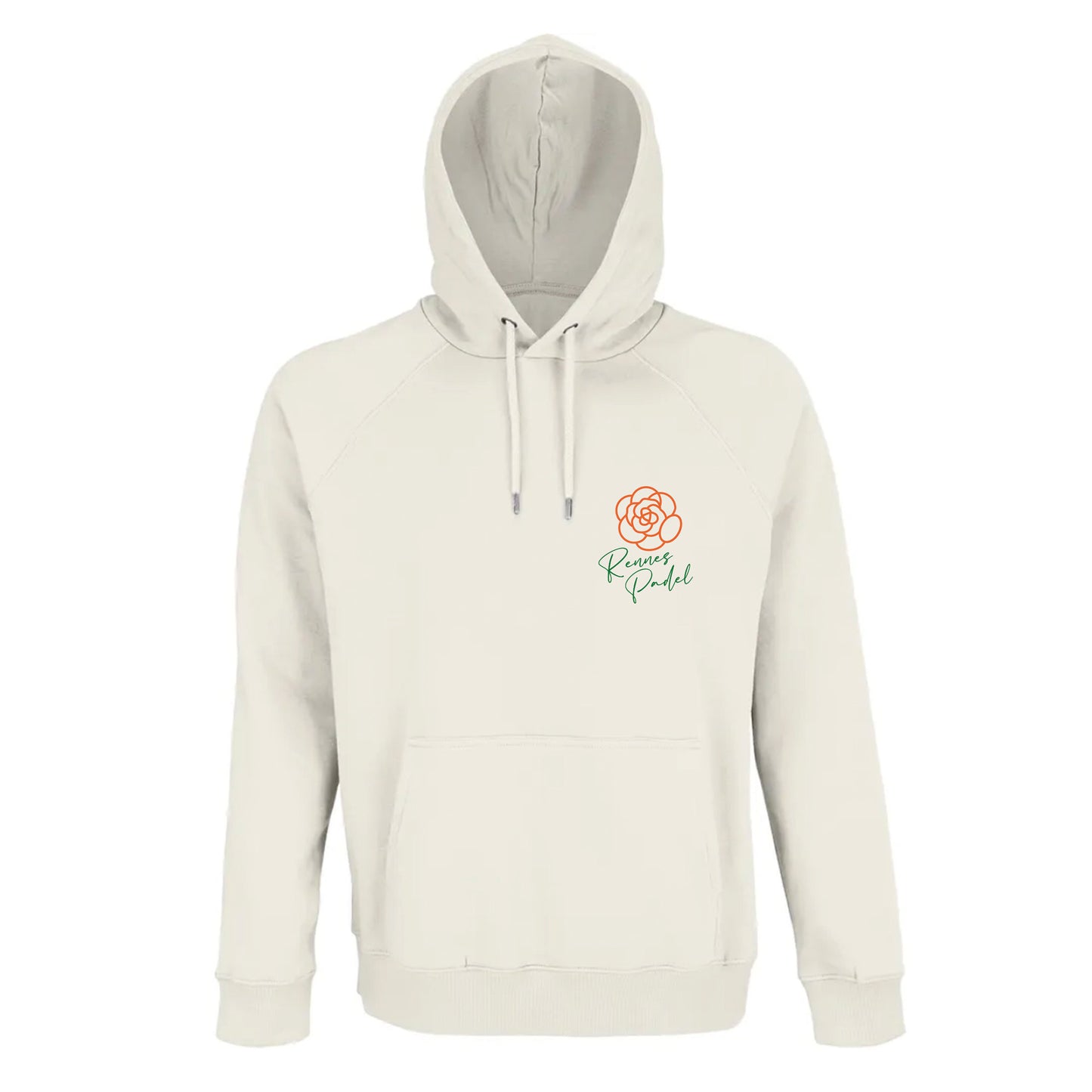 Sweat-shirt à capuche RENNES PADEL Ecru - SWC2505
