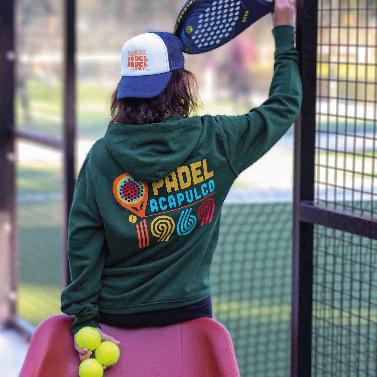 Sweat-shirt à capuche PADEL ACAPULCO