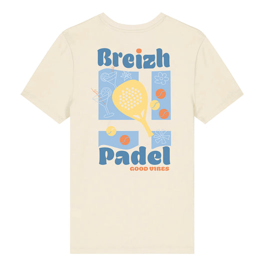 T-shirt BIO BREIZH PADEL - ECRU